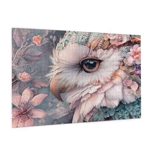 Blume Puzzle 1000 Teile Erwachsene Puzzle Tier Muster Design mit Geschenkbox-Verpackung als Geschenk für Frauen, Anspruchsvolle Familienaktivität für Erwachsene Anfänger,Zimmer Deko 75 x 50 cm -1741y Blume Puzzle 1000 Teile Erwachsene Puzzle Tier Muster Design mit Geschenkbox-Verpackung als Geschenk für Frauen, Anspruchsvolle Familienaktivität für Erwachsene Anfänger,Zimmer Deko 75 x 50 cm -1741y von Zyupwjyy
