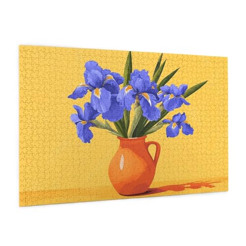 Blume Puzzle 2000 Teile Erwachsene Puzzle Anlage Muster Design mit Geschenkbox-Verpackung als Geschenk für Frauen, Anspruchsvolle Familienaktivität für Anfänger, Zimmer Deko 99 x 70 cm -1848y von Zyupwjyy