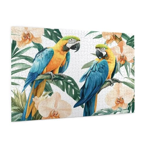 Blume Puzzle 2000 Teile Erwachsene Puzzle Papagei Muster Design mit Geschenkbox-Verpackung als Geschenk für Frauen, Anspruchsvolle Familienaktivität für Anfänger, Zimmer Deko 99 x 70 cm -662y Blume Puzzle 2000 Teile Erwachsene Puzzle Papagei Muster Design mit Geschenkbox-Verpackung als Geschenk für Frauen, Anspruchsvolle Familienaktivität für Anfänger, Zimmer Deko 99 x 70 cm -662y von Zyupwjyy