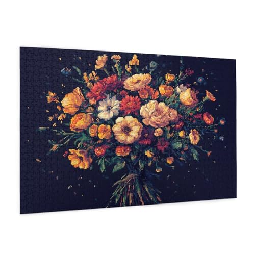Blume Puzzle 2000 Teile Erwachsene Puzzle Retro Muster Design mit Geschenkbox-Verpackung als Geschenk für Frauen, Anspruchsvolle Familienaktivität für Erwachsene Anfänger,Zimmer Deko 99 x 70 cm -533y Blume Puzzle 2000 Teile Erwachsene Puzzle Retro Muster Design mit Geschenkbox-Verpackung als Geschenk für Frauen, Anspruchsvolle Familienaktivität für Erwachsene Anfänger,Zimmer Deko 99 x 70 cm -533y von Zyupwjyy
