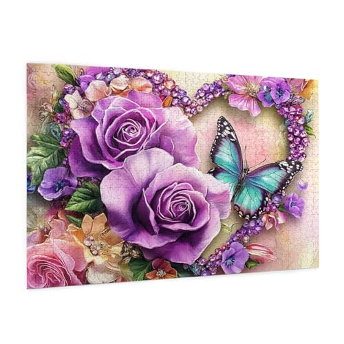 Blume Puzzle 2000 Teile Erwachsene Puzzle Schmetterling Muster Design mit Geschenkbox-Verpackung als Geschenk für Frauen, Anspruchsvolle Familienaktivität für Anfänger, Zimmer Deko 99 x 70 cm -1772y Blume Puzzle 2000 Teile Erwachsene Puzzle Schmetterling Muster Design mit Geschenkbox-Verpackung als Geschenk für Frauen, Anspruchsvolle Familienaktivität für Anfänger, Zimmer Deko 99 x 70 cm -1772y von Zyupwjyy