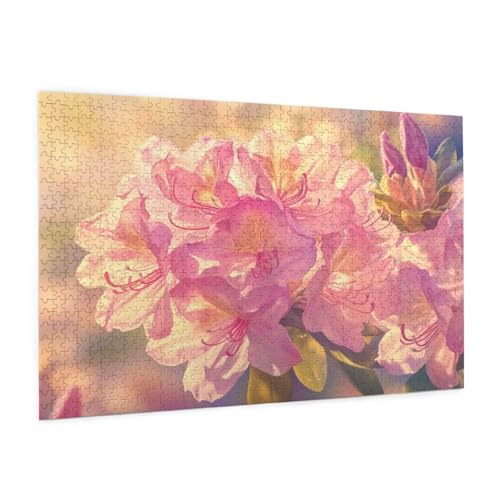 Blume Puzzle 300 Teile Erwachsene Puzzle Anlage Muster Design mit Geschenkbox-Verpackung als Geschenk für Frauen, Anspruchsvolle Familienaktivität für Anfänger, Zimmer Deko 40 x 28 cm -1853y von Zyupwjyy