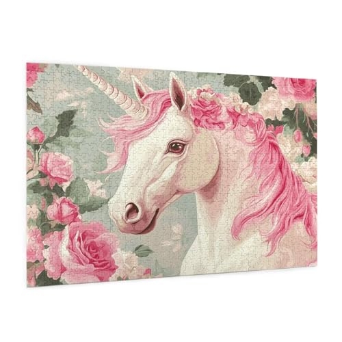 Blume Puzzle 300 Teile Erwachsene Puzzle Einhorn Muster Design mit Geschenkbox-Verpackung als Geschenk für Frauen, Anspruchsvolle Familienaktivität für Anfänger, Zimmer Deko 40 x 28 cm -506y Blume Puzzle 300 Teile Erwachsene Puzzle Einhorn Muster Design mit Geschenkbox-Verpackung als Geschenk für Frauen, Anspruchsvolle Familienaktivität für Anfänger, Zimmer Deko 40 x 28 cm -506y von Zyupwjyy