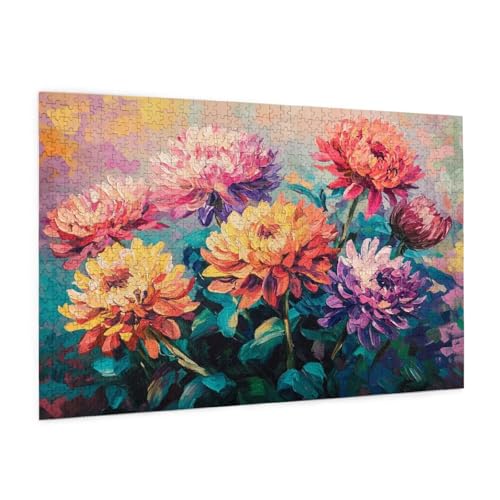 Blume Puzzle 300 Teile Erwachsene Puzzle Retro Muster Design mit Geschenkbox-Verpackung als Geschenk für Frauen, Anspruchsvolle Familienaktivität für Erwachsene Anfänger, Zimmer Deko 40 x 28 cm -526y Blume Puzzle 300 Teile Erwachsene Puzzle Retro Muster Design mit Geschenkbox-Verpackung als Geschenk für Frauen, Anspruchsvolle Familienaktivität für Erwachsene Anfänger, Zimmer Deko 40 x 28 cm -526y von Zyupwjyy
