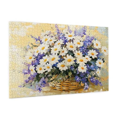 Blume Puzzle 5000 Teile Erwachsene Puzzle Gänseblümchen Muster Design mit Geschenkbox-Verpackung als Geschenk für Frauen, Anspruchsvolle Familienaktivität für Anfänger, Zimmer Deko 105 x 156 cm -491y Blume Puzzle 5000 Teile Erwachsene Puzzle Gänseblümchen Muster Design mit Geschenkbox-Verpackung als Geschenk für Frauen, Anspruchsvolle Familienaktivität für Anfänger, Zimmer Deko 105 x 156 cm -491y von Zyupwjyy