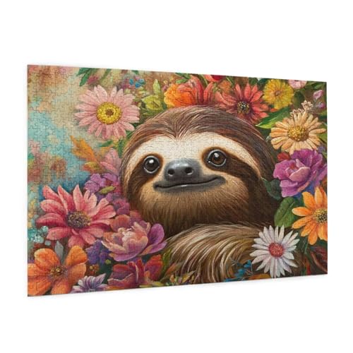 Blume Puzzle 5000 Teile Erwachsene Puzzle Koala Muster Design mit Geschenkbox-Verpackung als Geschenk für Frauen, Anspruchsvolle Familienaktivität für Anfänger, Zimmer Deko 105 x 156 cm -1796y von Zyupwjyy