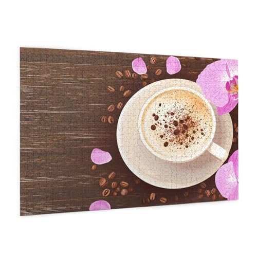 Blume Puzzle 5000 Teile Erwachsene Puzzle Küche Muster Design mit Geschenkbox-Verpackung als Geschenk für Frauen, Anspruchsvolle Familienaktivität für Anfänger, Zimmer Deko 105 x 156 cm -484y von Zyupwjyy