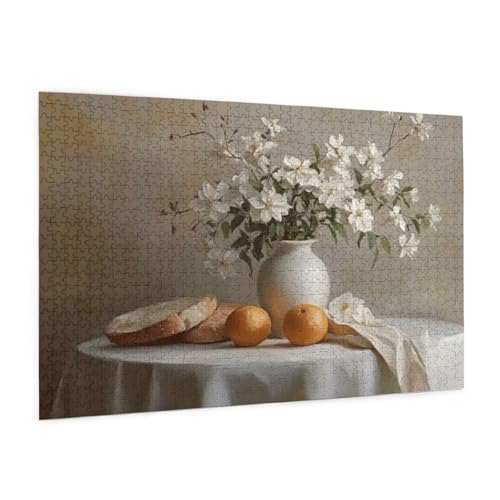 Blume Puzzle 5000 Teile Erwachsene Puzzle Obst Muster Design mit Geschenkbox-Verpackung als Geschenk für Frauen, Anspruchsvolle Familienaktivität für Anfänger, Zimmer Deko 105 x 156 cm -1833y von Zyupwjyy