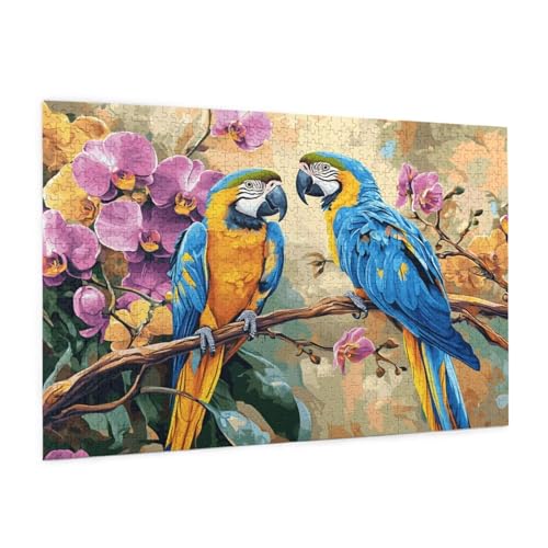 Blume Puzzle 5000 Teile Erwachsene Puzzle Papagei Muster Design mit Geschenkbox-Verpackung als Geschenk für Frauen, Anspruchsvolle Familienaktivität für Anfänger, Zimmer Deko 105 x 156 cm -661y Blume Puzzle 5000 Teile Erwachsene Puzzle Papagei Muster Design mit Geschenkbox-Verpackung als Geschenk für Frauen, Anspruchsvolle Familienaktivität für Anfänger, Zimmer Deko 105 x 156 cm -661y von Zyupwjyy