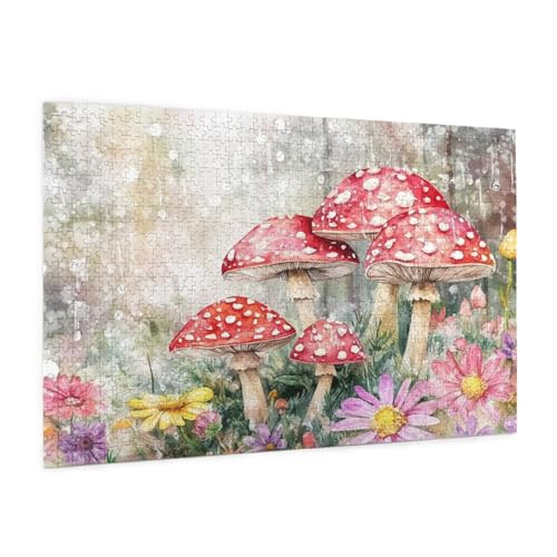 Blume Puzzle 5000 Teile Erwachsene Puzzle Pilz Muster Design mit Geschenkbox-Verpackung als Geschenk für Frauen, Anspruchsvolle Familienaktivität für Anfänger, Zimmer Deko 105 x 156 cm -610y Blume Puzzle 5000 Teile Erwachsene Puzzle Pilz Muster Design mit Geschenkbox-Verpackung als Geschenk für Frauen, Anspruchsvolle Familienaktivität für Anfänger, Zimmer Deko 105 x 156 cm -610y von Zyupwjyy