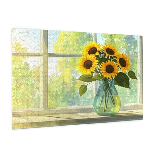 Blume Puzzle 5000 Teile Erwachsene Puzzle Schwelle Muster Design mit Geschenkbox-Verpackung als Geschenk für Frauen, Anspruchsvolle Familienaktivität für Anfänger, Zimmer Deko 105 x 156 cm -495y von Zyupwjyy
