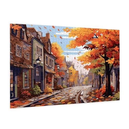 Deutschland Puzzle 1000 Teile Erwachsene Puzzle Straße Muster Design mit Geschenkbox-Verpackung als Geschenk für Frauen, Anspruchsvolle Familienaktivität für Anfänger, Zimmer Deko 75 x 50 cm -93y Deutschland Puzzle 1000 Teile Erwachsene Puzzle Straße Muster Design mit Geschenkbox-Verpackung als Geschenk für Frauen, Anspruchsvolle Familienaktivität für Anfänger, Zimmer Deko 75 x 50 cm -93y von Zyupwjyy