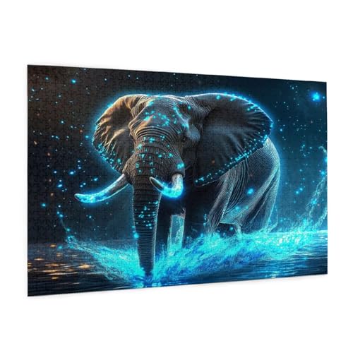 Elefant Puzzle 5000 Teile Erwachsene Puzzle Tier Muster Design mit Geschenkbox-Verpackung als Geschenk für Frauen, Anspruchsvolle Familienaktivität für Anfänger, Zimmer Deko 105 x 156 cm -87y Elefant Puzzle 5000 Teile Erwachsene Puzzle Tier Muster Design mit Geschenkbox-Verpackung als Geschenk für Frauen, Anspruchsvolle Familienaktivität für Anfänger, Zimmer Deko 105 x 156 cm -87y von Zyupwjyy