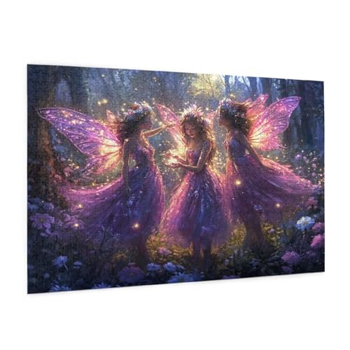Elf Puzzle 5000 Teile Erwachsene Puzzle Mädchen Muster Design mit Geschenkbox-Verpackung als Geschenk für Frauen, Anspruchsvolle Familienaktivität für Anfänger, Zimmer Deko 105 x 156 cm -1903y von Zyupwjyy