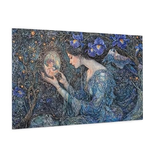 Fantastisch Puzzle 1000 Teile Erwachsene Puzzle Frau Muster Design mit Geschenkbox-Verpackung als Geschenk für Frauen, Anspruchsvolle Familienaktivität für Anfänger, Zimmer Deko 75 x 50 cm -929y Fantastisch Puzzle 1000 Teile Erwachsene Puzzle Frau Muster Design mit Geschenkbox-Verpackung als Geschenk für Frauen, Anspruchsvolle Familienaktivität für Anfänger, Zimmer Deko 75 x 50 cm -929y von Zyupwjyy
