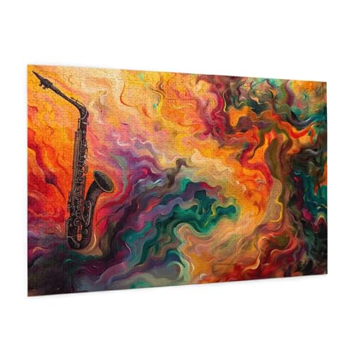 Fantastisch Puzzle 1000 Teile Erwachsene Puzzle Wolke Muster Design mit Geschenkbox-Verpackung als Geschenk für Frauen, Anspruchsvolle Familienaktivität für Anfänger, Zimmer Deko 75 x 50 cm -2164y von Zyupwjyy