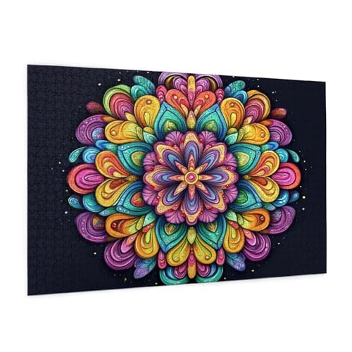 Fantastisch Puzzle 2000 Teile Erwachsene Puzzle Blume Muster Design mit Geschenkbox-Verpackung als Geschenk für Frauen, Anspruchsvolle Familienaktivität für Anfänger, Zimmer Deko 99 x 70 cm -2149y von Zyupwjyy