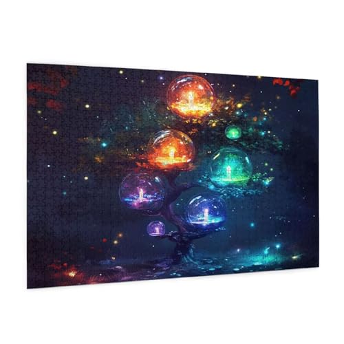 Fantastisch Puzzle 2000 Teile Erwachsene Puzzle Landschaft Muster Design mit Geschenkbox-Verpackung als Geschenk für Frauen, Anspruchsvolle Familienaktivität für Anfänger, Zimmer Deko 99x70 cm -2151y von Zyupwjyy