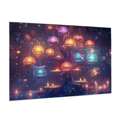 Fantastisch Puzzle 300 Teile Erwachsene Puzzle Landschaft Muster Design mit Geschenkbox-Verpackung als Geschenk für Frauen, Anspruchsvolle Familienaktivität für Anfänger, Zimmer Deko 40 x 28 cm -927y von Zyupwjyy