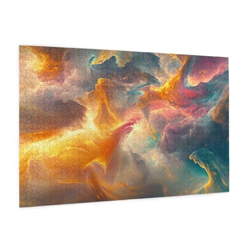 Farbe Puzzle 2000 Teile Erwachsene Puzzle Wolke Muster Design mit Geschenkbox-Verpackung als Geschenk für Frauen, Anspruchsvolle Familienaktivität für Erwachsene Anfänger, Zimmer Deko 99 x 70 cm -37y Farbe Puzzle 2000 Teile Erwachsene Puzzle Wolke Muster Design mit Geschenkbox-Verpackung als Geschenk für Frauen, Anspruchsvolle Familienaktivität für Erwachsene Anfänger, Zimmer Deko 99 x 70 cm -37y von Zyupwjyy