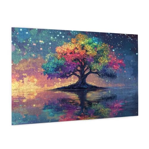 Farbe Puzzle 300 Teile Erwachsene Puzzle Baum des Lebens Muster Design mit Geschenkbox-Verpackung als Geschenk für Frauen, Anspruchsvolle Familienaktivität für Anfänger, Zimmer Deko 40 x 28 cm -1177y Farbe Puzzle 300 Teile Erwachsene Puzzle Baum des Lebens Muster Design mit Geschenkbox-Verpackung als Geschenk für Frauen, Anspruchsvolle Familienaktivität für Anfänger, Zimmer Deko 40 x 28 cm -1177y von Zyupwjyy