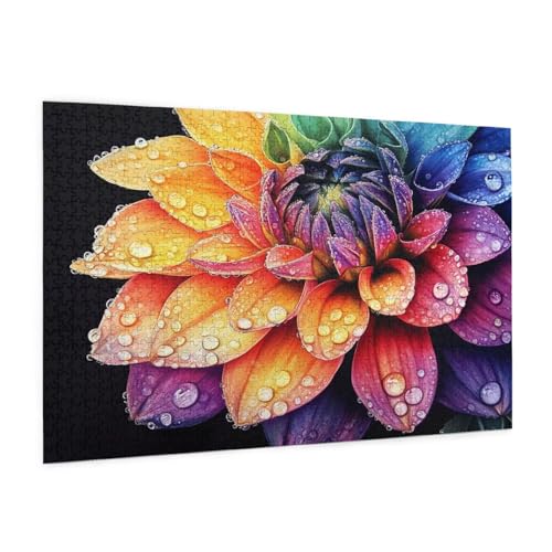 Farbe Puzzle 300 Teile Erwachsene Puzzle Blume Muster Design mit Geschenkbox-Verpackung als Geschenk für Frauen, Anspruchsvolle Familienaktivität für Erwachsene Anfänger,Zimmer Deko 40 x 28 cm -1172y Farbe Puzzle 300 Teile Erwachsene Puzzle Blume Muster Design mit Geschenkbox-Verpackung als Geschenk für Frauen, Anspruchsvolle Familienaktivität für Erwachsene Anfänger,Zimmer Deko 40 x 28 cm -1172y von Zyupwjyy