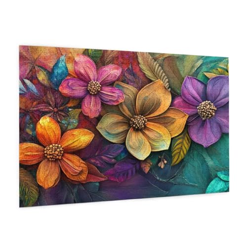 Farbe Puzzle 300 Teile Erwachsene Puzzle Blume Muster Design mit Geschenkbox-Verpackung als Geschenk für Frauen, Anspruchsvolle Familienaktivität für Erwachsene Anfänger,Zimmer Deko 40 x 28 cm -1165y Farbe Puzzle 300 Teile Erwachsene Puzzle Blume Muster Design mit Geschenkbox-Verpackung als Geschenk für Frauen, Anspruchsvolle Familienaktivität für Erwachsene Anfänger,Zimmer Deko 40 x 28 cm -1165y von Zyupwjyy