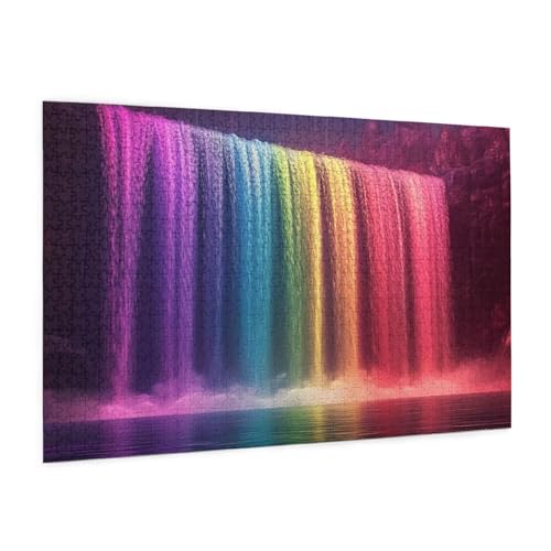 Farbe Puzzle 300 Teile Erwachsene Puzzle Wasserfall Muster Design mit Geschenkbox-Verpackung als Geschenk für Frauen, Anspruchsvolle Familienaktivität für Anfänger, Zimmer Deko 40 x 28 cm -1176y Farbe Puzzle 300 Teile Erwachsene Puzzle Wasserfall Muster Design mit Geschenkbox-Verpackung als Geschenk für Frauen, Anspruchsvolle Familienaktivität für Anfänger, Zimmer Deko 40 x 28 cm -1176y von Zyupwjyy