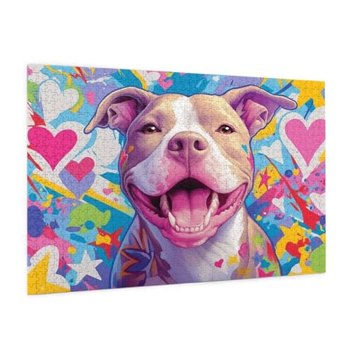 Freude Puzzle 300 Teile Erwachsene Puzzle Hund Muster Design mit Geschenkbox-Verpackung als Geschenk für Frauen, Anspruchsvolle Familienaktivität für Erwachsene Anfänger,Zimmer Deko 40 x 28 cm -1869y Freude Puzzle 300 Teile Erwachsene Puzzle Hund Muster Design mit Geschenkbox-Verpackung als Geschenk für Frauen, Anspruchsvolle Familienaktivität für Erwachsene Anfänger,Zimmer Deko 40 x 28 cm -1869y von Zyupwjyy
