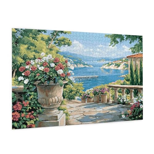 Garten Puzzle 300 Teile Erwachsene Puzzle Landschaft Muster Design mit Geschenkbox-Verpackung als Geschenk für Frauen, Anspruchsvolle Familienaktivität für Anfänger, Zimmer Deko 40 x 28 cm -1862y Garten Puzzle 300 Teile Erwachsene Puzzle Landschaft Muster Design mit Geschenkbox-Verpackung als Geschenk für Frauen, Anspruchsvolle Familienaktivität für Anfänger, Zimmer Deko 40 x 28 cm -1862y von Zyupwjyy