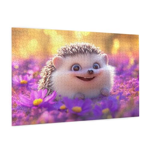 Glücklich Puzzle 5000 Teile Erwachsene Puzzle Tier Muster Design mit Geschenkbox-Verpackung als Geschenk für Frauen, Anspruchsvolle Familienaktivität für Anfänger, Zimmer Deko 105 x 156 cm -764y von Zyupwjyy