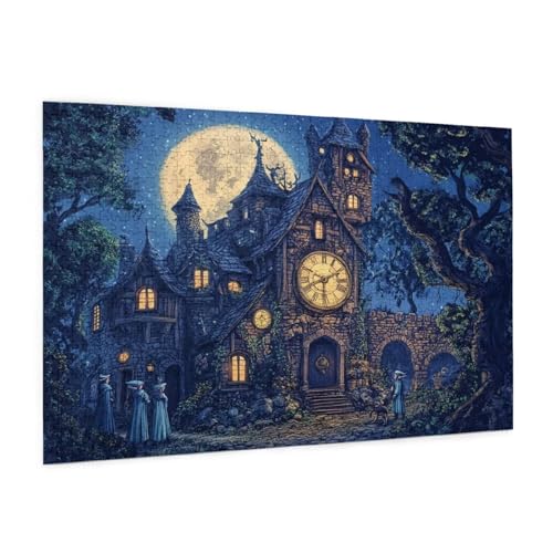 Großbritannien Puzzle 2000 Teile Erwachsene Puzzle Schloss Muster Design mit Geschenkbox-Verpackung als Geschenk für Frauen, Anspruchsvolle Familienaktivität für Anfänger, Zimmer Deko 99x70 cm -1052y von Zyupwjyy