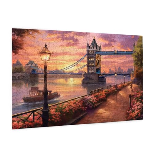 Großbritannien Puzzle 300 Teile Erwachsene Puzzle London Muster Design mit Geschenkbox-Verpackung als Geschenk für Frauen, Anspruchsvolle Familienaktivität für Anfänger, Zimmer Deko 40 x 28 cm -1054y Großbritannien Puzzle 300 Teile Erwachsene Puzzle London Muster Design mit Geschenkbox-Verpackung als Geschenk für Frauen, Anspruchsvolle Familienaktivität für Anfänger, Zimmer Deko 40 x 28 cm -1054y von Zyupwjyy