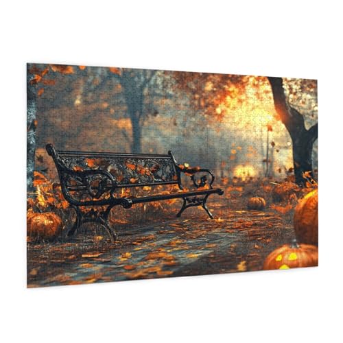 Halloween Puzzle 2000 Teile Erwachsene Puzzle Landschaft Muster Design mit Geschenkbox-Verpackung als Geschenk für Frauen, Anspruchsvolle Familienaktivität für Anfänger, Zimmer Deko 99 x 70 cm -1003y Halloween Puzzle 2000 Teile Erwachsene Puzzle Landschaft Muster Design mit Geschenkbox-Verpackung als Geschenk für Frauen, Anspruchsvolle Familienaktivität für Anfänger, Zimmer Deko 99 x 70 cm -1003y von Zyupwjyy