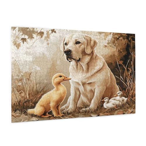 Hund Puzzle 1000 Teile Erwachsene Puzzle Ente Muster Design mit Geschenkbox-Verpackung als Geschenk für Frauen, Anspruchsvolle Familienaktivität für Erwachsene Anfänger, Zimmer Deko 75 x 50 cm -1576y Hund Puzzle 1000 Teile Erwachsene Puzzle Ente Muster Design mit Geschenkbox-Verpackung als Geschenk für Frauen, Anspruchsvolle Familienaktivität für Erwachsene Anfänger, Zimmer Deko 75 x 50 cm -1576y von Zyupwjyy