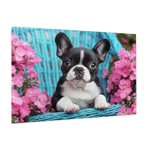 Hund Puzzle 2000 Teile Erwachsene Puzzle Blume Muster Design mit Geschenkbox-Verpackung als Geschenk für Frauen, Anspruchsvolle Familienaktivität für Erwachsene Anfänger,Zimmer Deko 99 x 70 cm -1565y Hund Puzzle 2000 Teile Erwachsene Puzzle Blume Muster Design mit Geschenkbox-Verpackung als Geschenk für Frauen, Anspruchsvolle Familienaktivität für Erwachsene Anfänger,Zimmer Deko 99 x 70 cm -1565y von Zyupwjyy