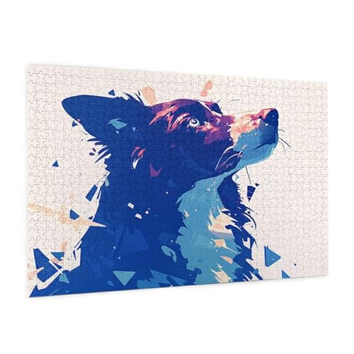 Hund Puzzle 5000 Teile Erwachsene Puzzle Tier Muster Design mit Geschenkbox-Verpackung als Geschenk für Frauen, Anspruchsvolle Familienaktivität für Anfänger, Zimmer Deko 105 x 156 cm -1559y Hund Puzzle 5000 Teile Erwachsene Puzzle Tier Muster Design mit Geschenkbox-Verpackung als Geschenk für Frauen, Anspruchsvolle Familienaktivität für Anfänger, Zimmer Deko 105 x 156 cm -1559y von Zyupwjyy