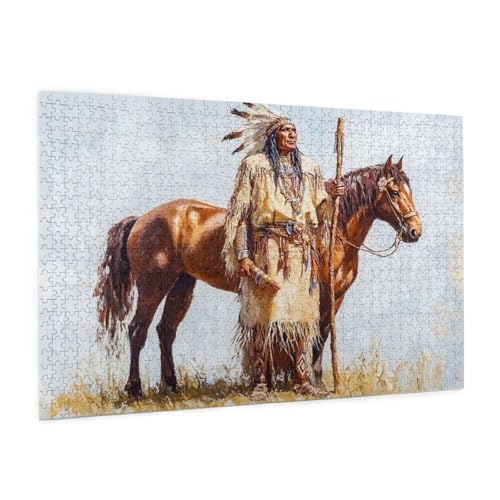 Indisch Puzzle 5000 Teile Erwachsene Puzzle Stamm Muster Design mit Geschenkbox-Verpackung als Geschenk für Frauen, Anspruchsvolle Familienaktivität für Anfänger, Zimmer Deko 105 x 156 cm -1049y von Zyupwjyy