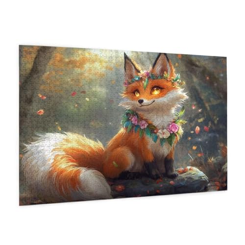 Interessant Puzzles 2000 Teile Erwachsene Puzzle Tier Muster Design mit Geschenkbox-Verpackung als Geschenk für Frauen, Anspruchsvolle Familienaktivität für Anfänger, Zimmer Deko 99 x 70 cm -2322y von Zyupwjyy