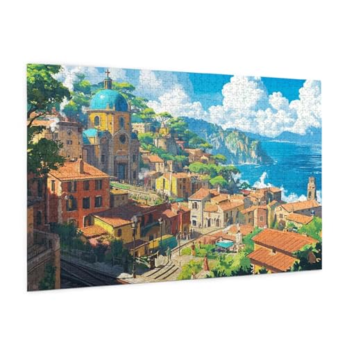 Italien Puzzle 2000 Teile Erwachsene Puzzle Landschaft Muster Design mit Geschenkbox-Verpackung als Geschenk für Frauen, Anspruchsvolle Familienaktivität für Anfänger, Zimmer Deko 99 x 70 cm -1033y Italien Puzzle 2000 Teile Erwachsene Puzzle Landschaft Muster Design mit Geschenkbox-Verpackung als Geschenk für Frauen, Anspruchsvolle Familienaktivität für Anfänger, Zimmer Deko 99 x 70 cm -1033y von Zyupwjyy