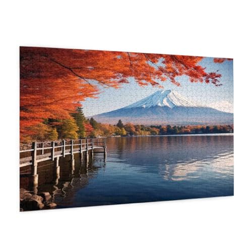 Japan Puzzle 300 Teile Erwachsene Puzzle Vulkan Fuji Muster Design mit Geschenkbox-Verpackung als Geschenk für Frauen, Anspruchsvolle Familienaktivität für Anfänger, Zimmer Deko 40 x 28 cm -982y Japan Puzzle 300 Teile Erwachsene Puzzle Vulkan Fuji Muster Design mit Geschenkbox-Verpackung als Geschenk für Frauen, Anspruchsvolle Familienaktivität für Anfänger, Zimmer Deko 40 x 28 cm -982y von Zyupwjyy