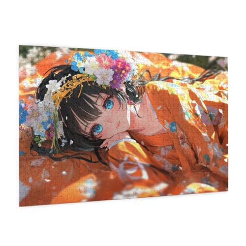 Japan Puzzle 2000 Teile Erwachsene Puzzle Mädchen Muster Design mit Geschenkbox-Verpackung als Geschenk für Frauen, Anspruchsvolle Familienaktivität für Anfänger, Zimmer Deko 99 x 70 cm -2252y von Zyupwjyy