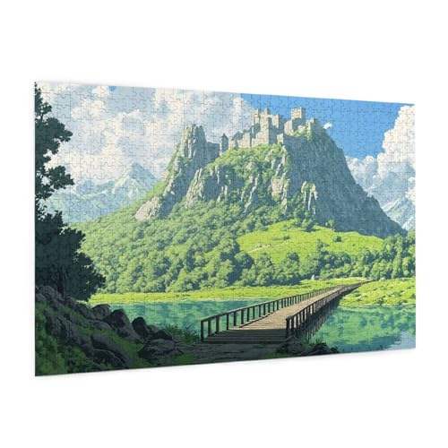 Landschaft Puzzle 1000 Teile Erwachsene Puzzle Berg Muster Design mit Geschenkbox-Verpackung als Geschenk für Frauen, Anspruchsvolle Familienaktivität für Anfänger, Zimmer Deko 75 x 50 cm -1447y Landschaft Puzzle 1000 Teile Erwachsene Puzzle Berg Muster Design mit Geschenkbox-Verpackung als Geschenk für Frauen, Anspruchsvolle Familienaktivität für Anfänger, Zimmer Deko 75 x 50 cm -1447y von Zyupwjyy