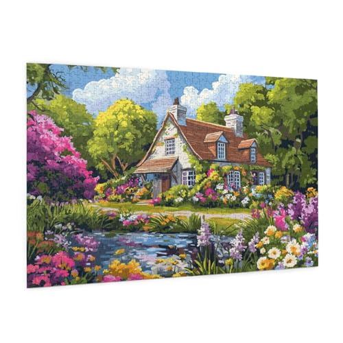 Landschaft Puzzle 1000 Teile Erwachsene Puzzle Dorf Muster Design mit Geschenkbox-Verpackung als Geschenk für Frauen, Anspruchsvolle Familienaktivität für Anfänger, Zimmer Deko 75 x 50 cm -310y Landschaft Puzzle 1000 Teile Erwachsene Puzzle Dorf Muster Design mit Geschenkbox-Verpackung als Geschenk für Frauen, Anspruchsvolle Familienaktivität für Anfänger, Zimmer Deko 75 x 50 cm -310y von Zyupwjyy