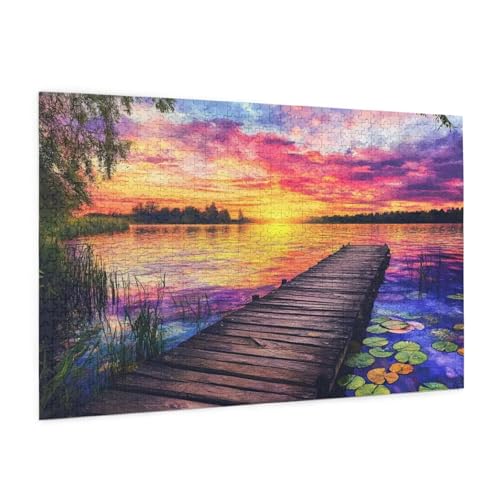 Landschaft Puzzle 1000 Teile Erwachsene Puzzle Kai Muster Design mit Geschenkbox-Verpackung als Geschenk für Frauen, Anspruchsvolle Familienaktivität für Anfänger, Zimmer Deko 75 x 50 cm -270y Landschaft Puzzle 1000 Teile Erwachsene Puzzle Kai Muster Design mit Geschenkbox-Verpackung als Geschenk für Frauen, Anspruchsvolle Familienaktivität für Anfänger, Zimmer Deko 75 x 50 cm -270y von Zyupwjyy