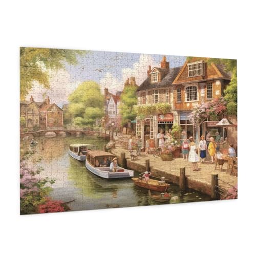 Landschaft Puzzle 1000 Teile Erwachsene Puzzle Stadt Muster Design mit Geschenkbox-Verpackung als Geschenk für Frauen, Anspruchsvolle Familienaktivität für Anfänger, Zimmer Deko 75 x 50 cm -319y Landschaft Puzzle 1000 Teile Erwachsene Puzzle Stadt Muster Design mit Geschenkbox-Verpackung als Geschenk für Frauen, Anspruchsvolle Familienaktivität für Anfänger, Zimmer Deko 75 x 50 cm -319y von Zyupwjyy