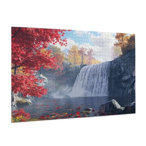 Landschaft Puzzle 2000 Teile Erwachsene Puzzle Baum Muster Design mit Geschenkbox-Verpackung als Geschenk für Frauen, Anspruchsvolle Familienaktivität für Anfänger, Zimmer Deko 99 x 70 cm -1945y von Zyupwjyy