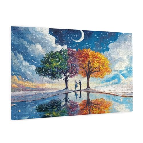 Landschaft Puzzle 2000 Teile Erwachsene Puzzle Baum Muster Design mit Geschenkbox-Verpackung als Geschenk für Frauen, Anspruchsvolle Familienaktivität für Anfänger, Zimmer Deko 99 x 70 cm -304y Landschaft Puzzle 2000 Teile Erwachsene Puzzle Baum Muster Design mit Geschenkbox-Verpackung als Geschenk für Frauen, Anspruchsvolle Familienaktivität für Anfänger, Zimmer Deko 99 x 70 cm -304y von Zyupwjyy