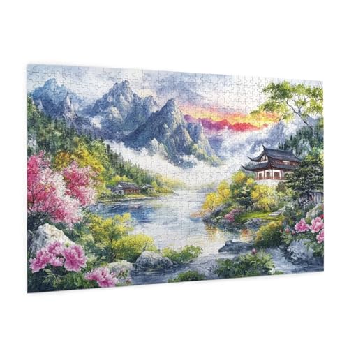 Landschaft Puzzle 2000 Teile Erwachsene Puzzle Berg Muster Design mit Geschenkbox-Verpackung als Geschenk für Frauen, Anspruchsvolle Familienaktivität für Anfänger, Zimmer Deko 99 x 70 cm -1424y Landschaft Puzzle 2000 Teile Erwachsene Puzzle Berg Muster Design mit Geschenkbox-Verpackung als Geschenk für Frauen, Anspruchsvolle Familienaktivität für Anfänger, Zimmer Deko 99 x 70 cm -1424y von Zyupwjyy