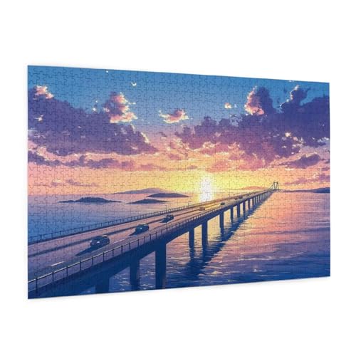 Landschaft Puzzle 2000 Teile Erwachsene Puzzle Brücke Muster Design mit Geschenkbox-Verpackung als Geschenk für Frauen, Anspruchsvolle Familienaktivität für Anfänger, Zimmer Deko 99 x 70 cm -726y Landschaft Puzzle 2000 Teile Erwachsene Puzzle Brücke Muster Design mit Geschenkbox-Verpackung als Geschenk für Frauen, Anspruchsvolle Familienaktivität für Anfänger, Zimmer Deko 99 x 70 cm -726y von Zyupwjyy